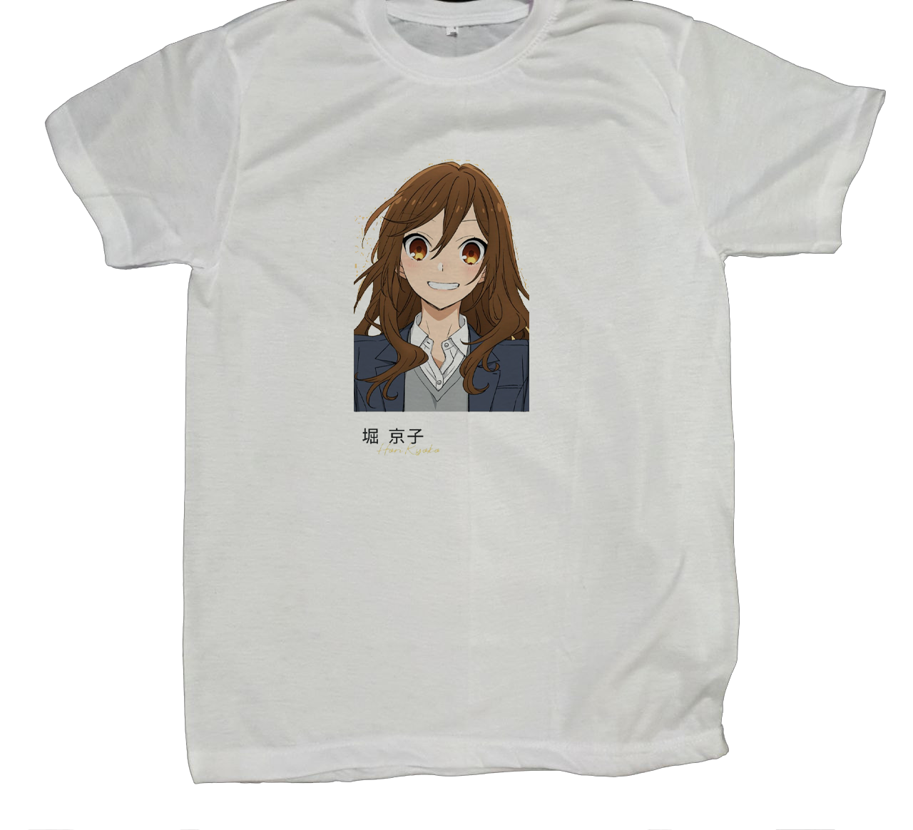Horimiya t- shirt fat White 1