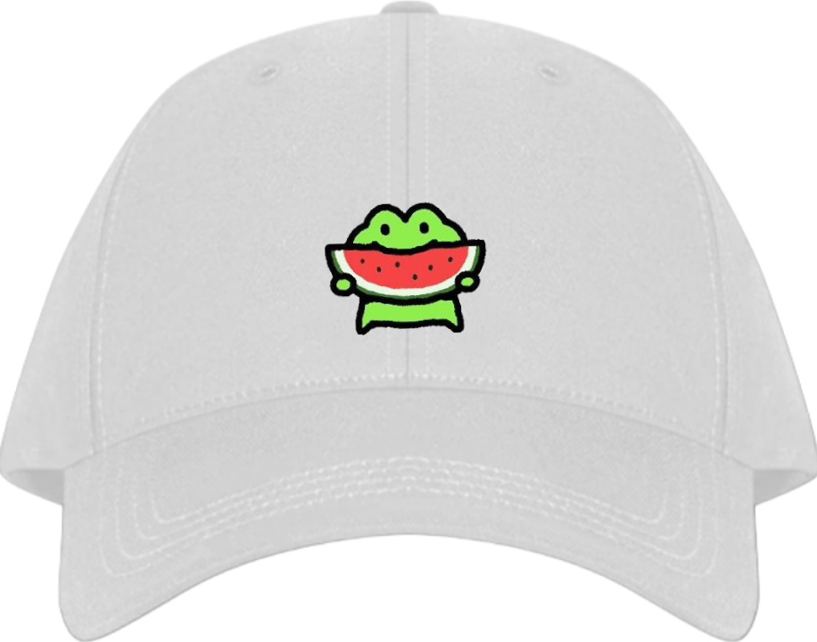Frog Baseball cap White 1