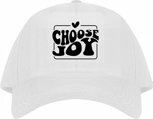 CHOOSE JOY Baseball cap White 250