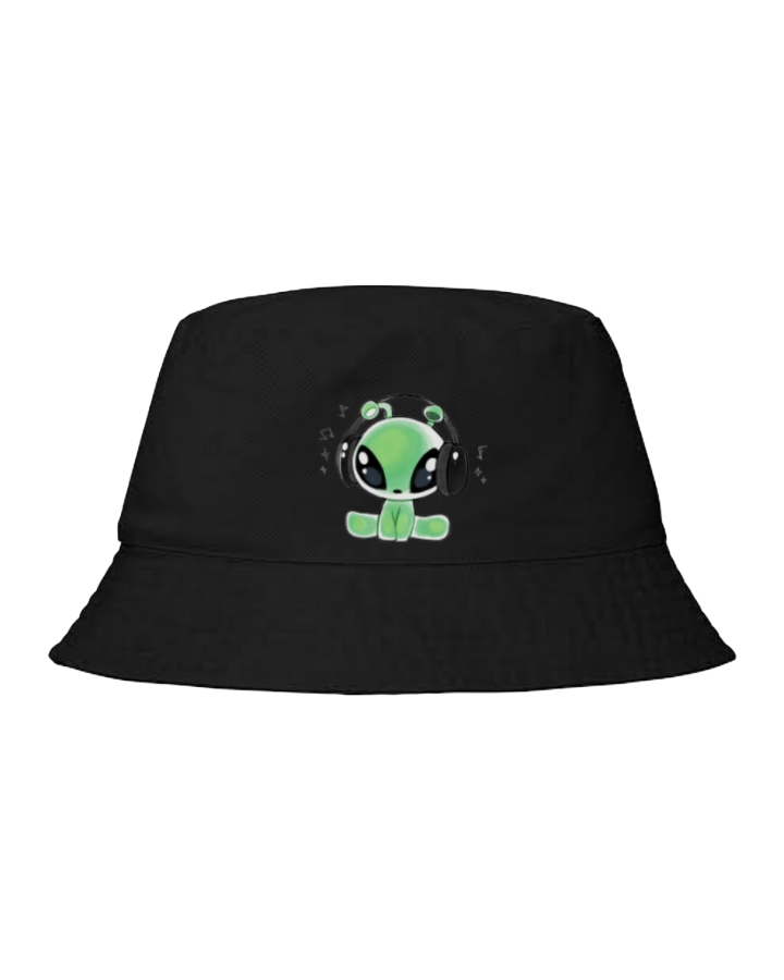 aliens Bucket hat Fishman hat cap Black 1
