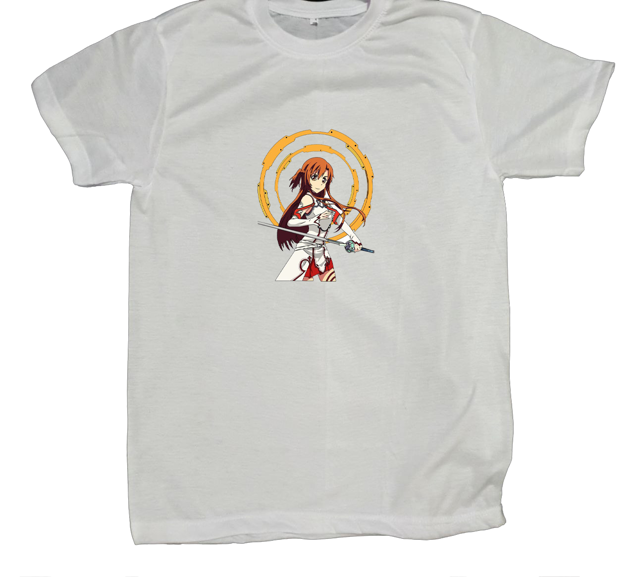 Sword Art Online t- shirt fat White 1