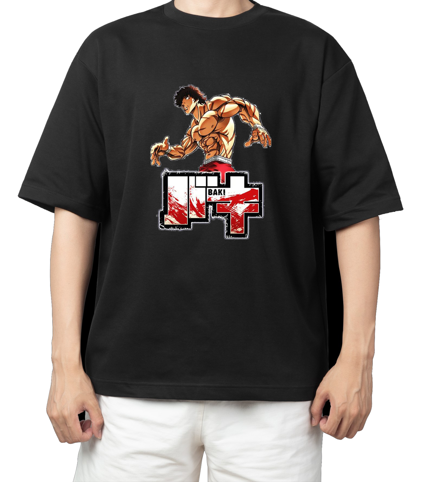 anami baki t- shirt One Size Black 1