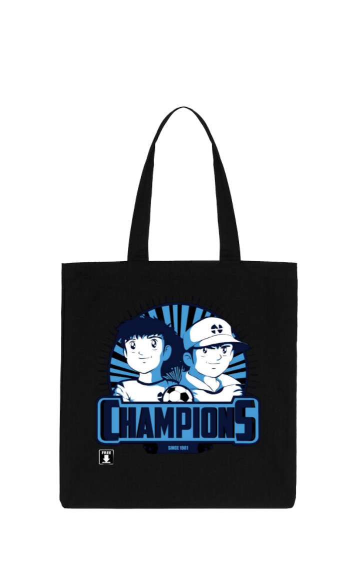 Captain Tsubasa tote bag Black 1