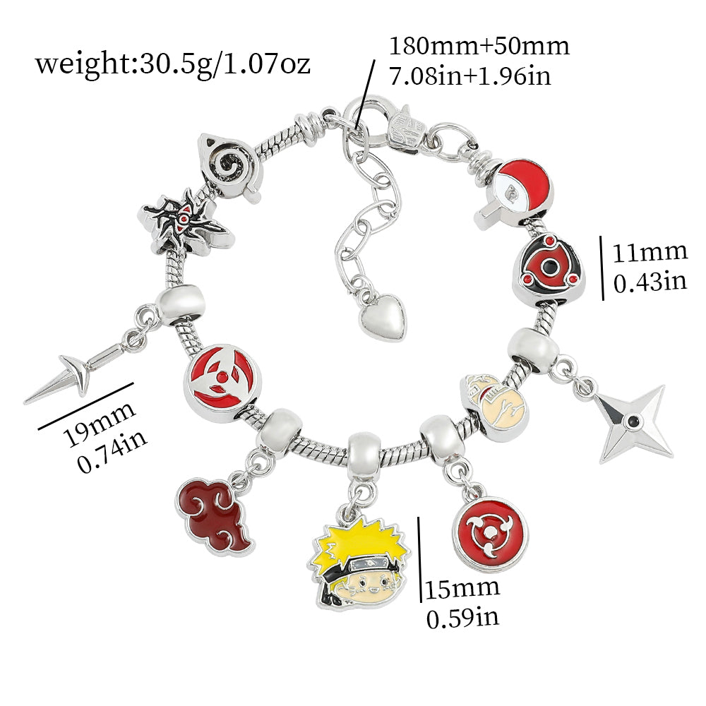 Naruto Charms Bracelets Anime Figure Pendant Hand