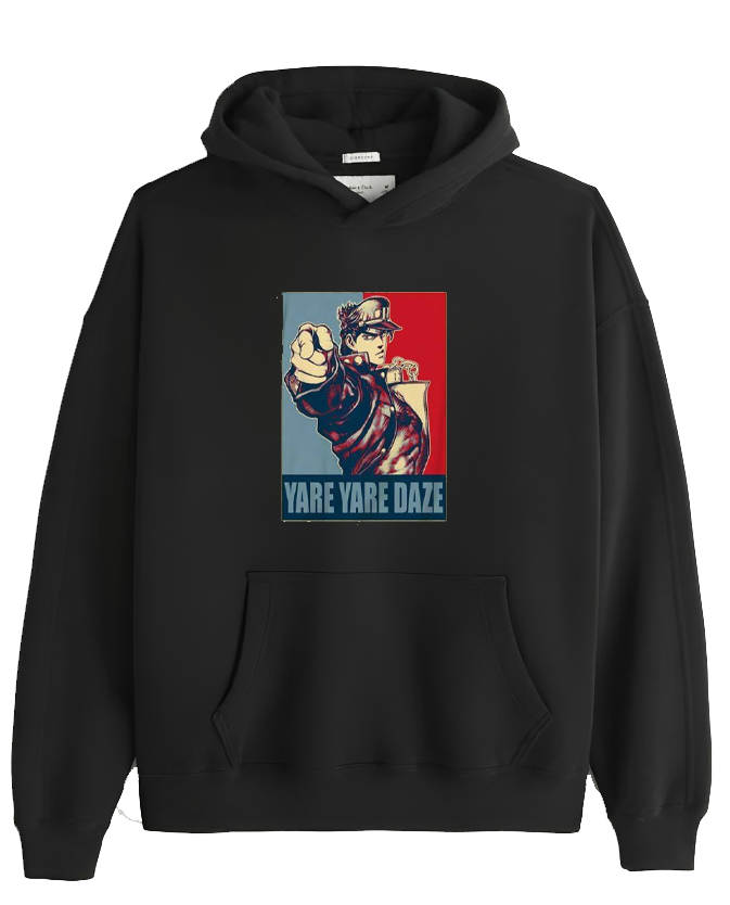 JoJo's Bizarre Adventure One Size hoodie Black 1