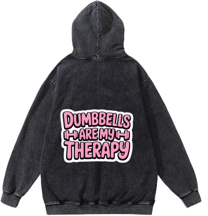 workout gym pilates Oversize Hoodie Washed Back 1