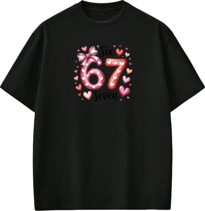 67 designs One Size t- shirt Black 1