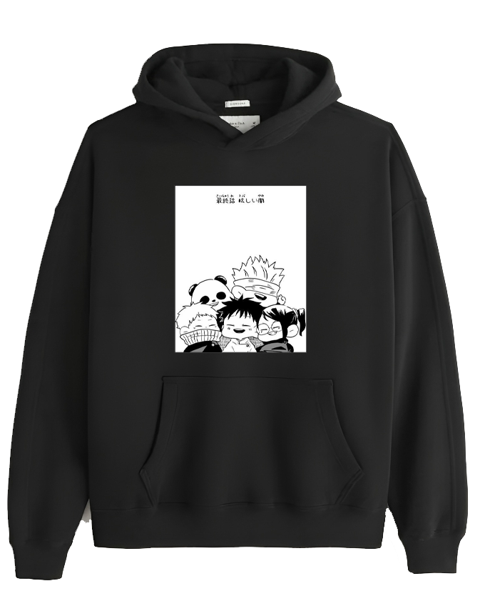 jujutsu kaisen GOJO Oversize Hoodie Black 1