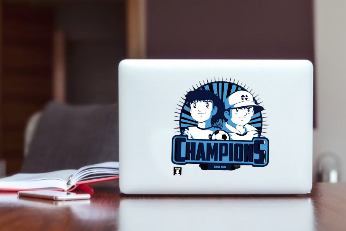 Captain Tsubasa Laptop Sticker 1