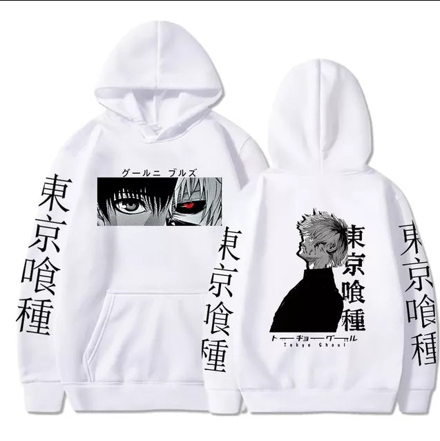 Tokyo ghoul White hoodie 1 R