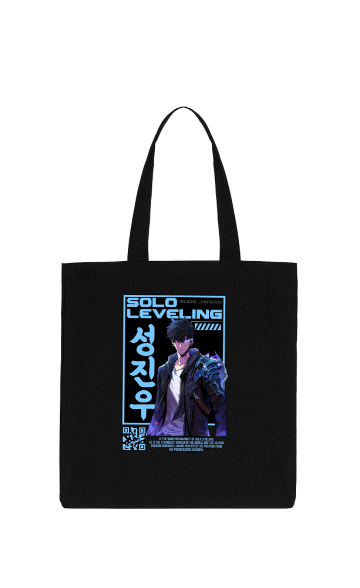 Solo Leveling tote bag Black 1
