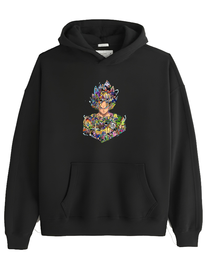 Dragon Ball One Size hoodie Black 1