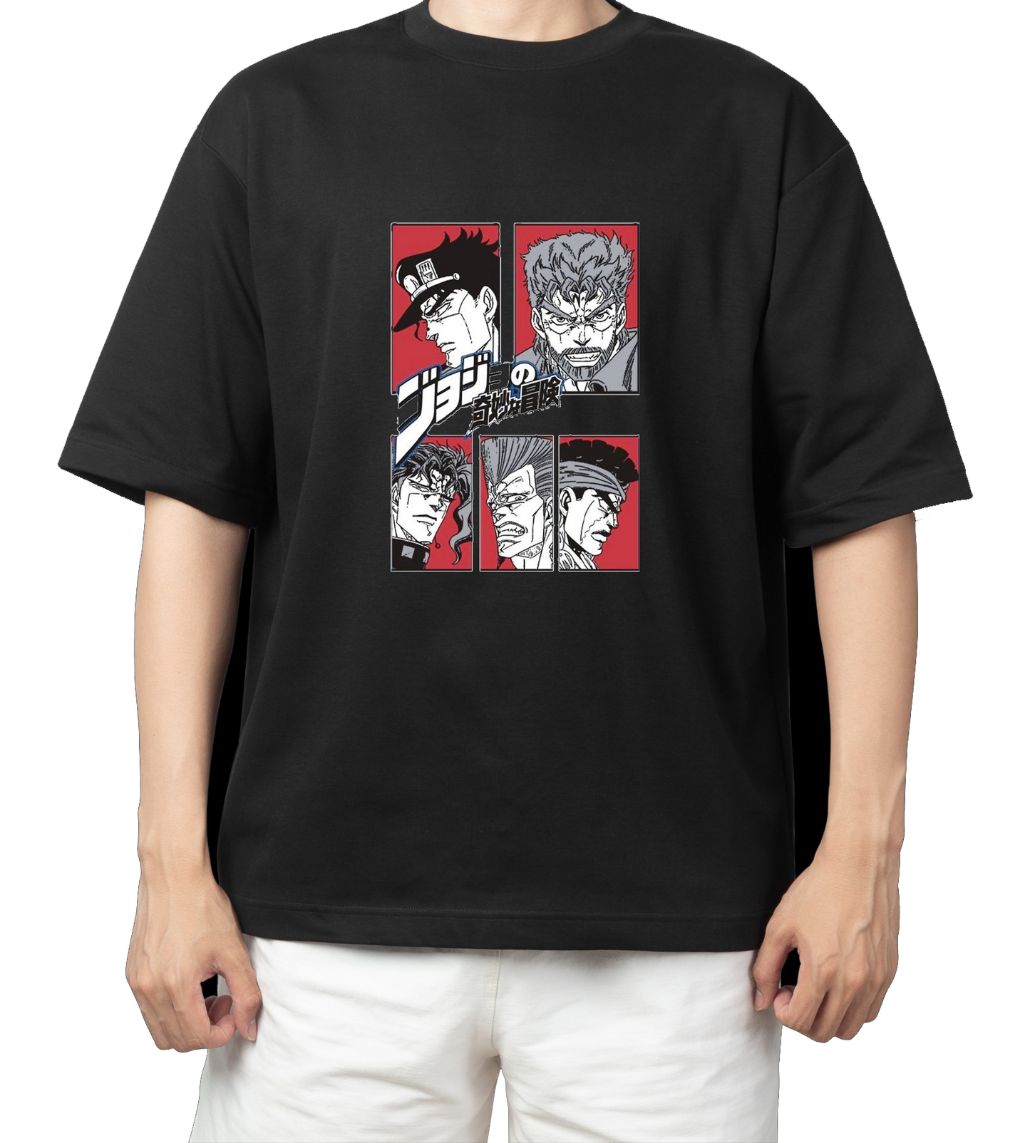 JoJo's Bizarre Adventure t- shirt One Size Black 1