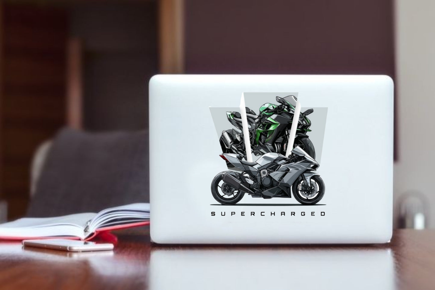 MOTOR CYCLE Laptop Sticker 1