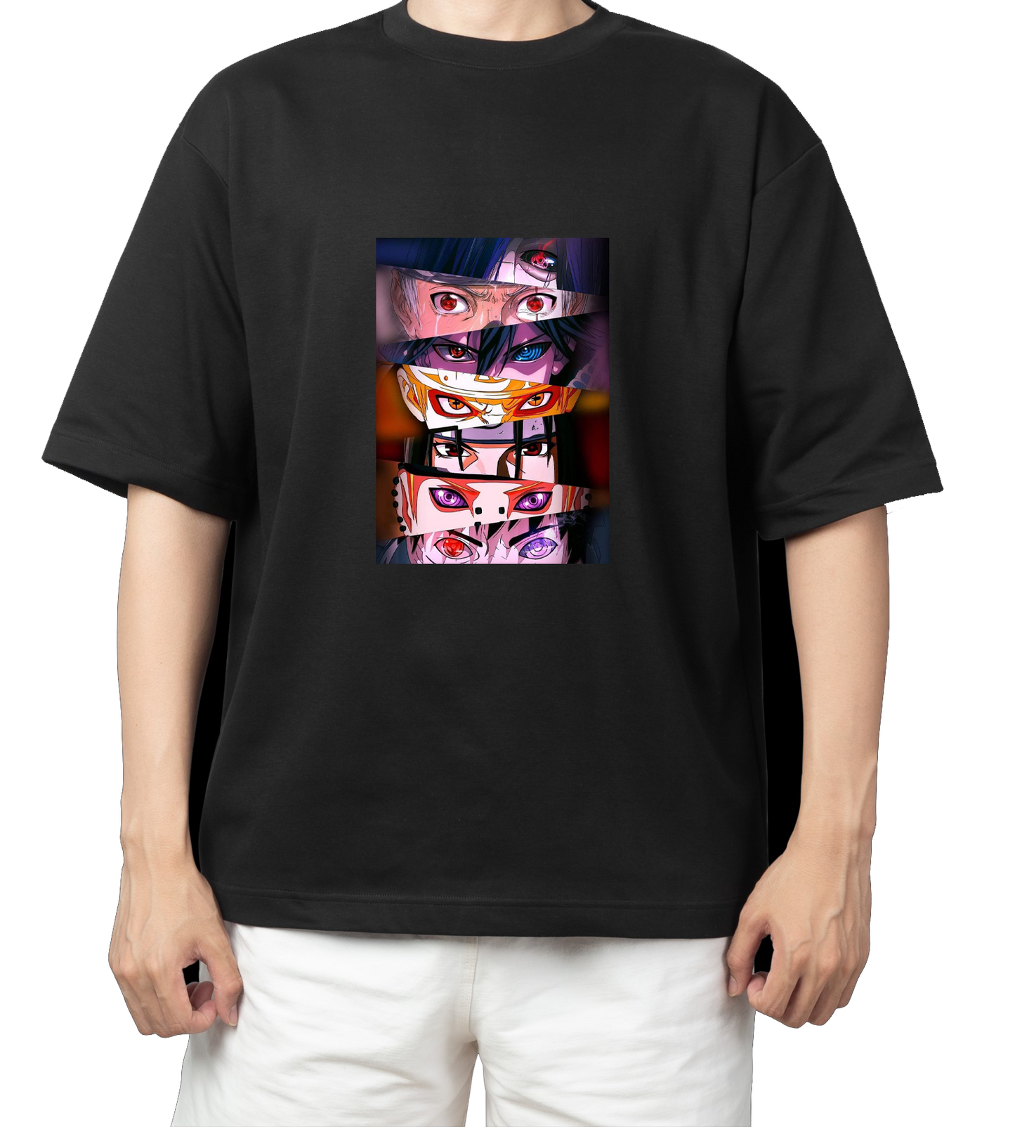 Naruto Shippuden t- shirt One Size Black 1