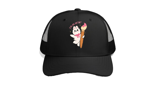 Baseball cap Black I’M AN ARTIST 247