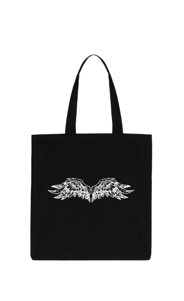 Goth tote bag Black 20