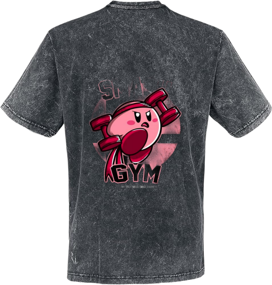 SMASH GYM t- shirt One Size Washed Back 19