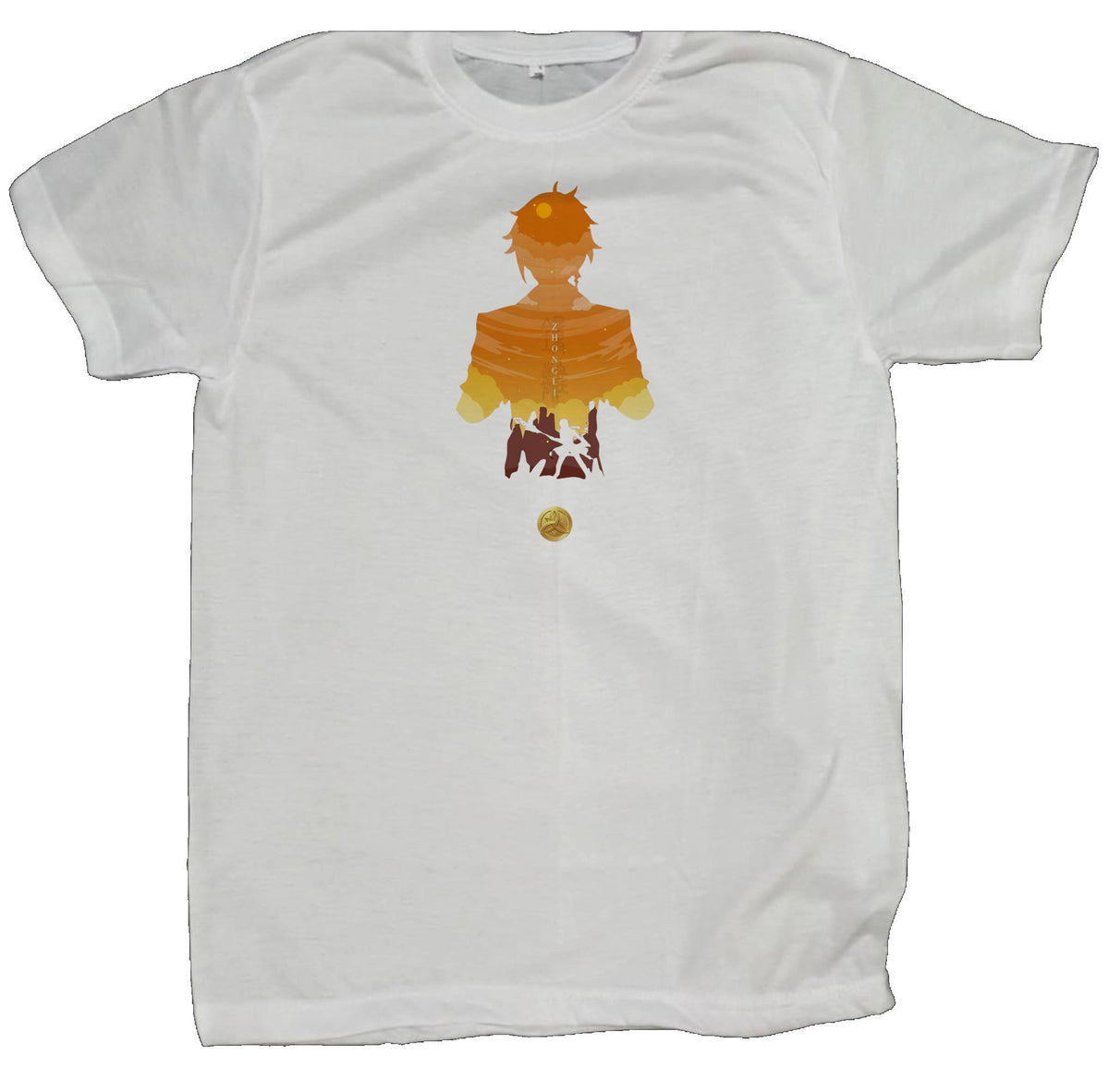 Genshin Impact t-shirt fit White 20