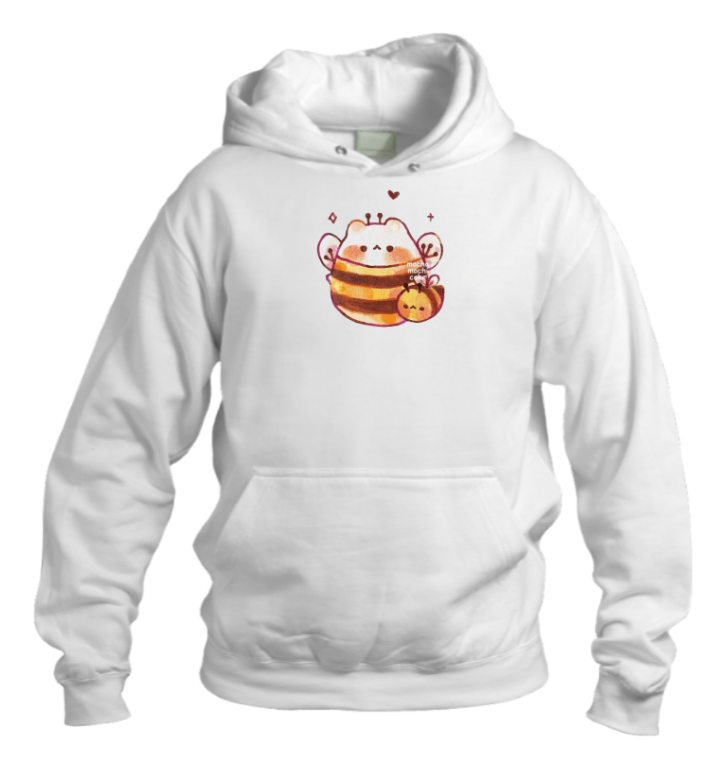 bunny Oversize Hoodie White 20