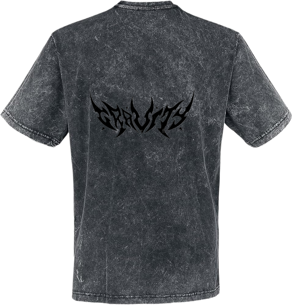 Goth t- shirt Washed Back 20