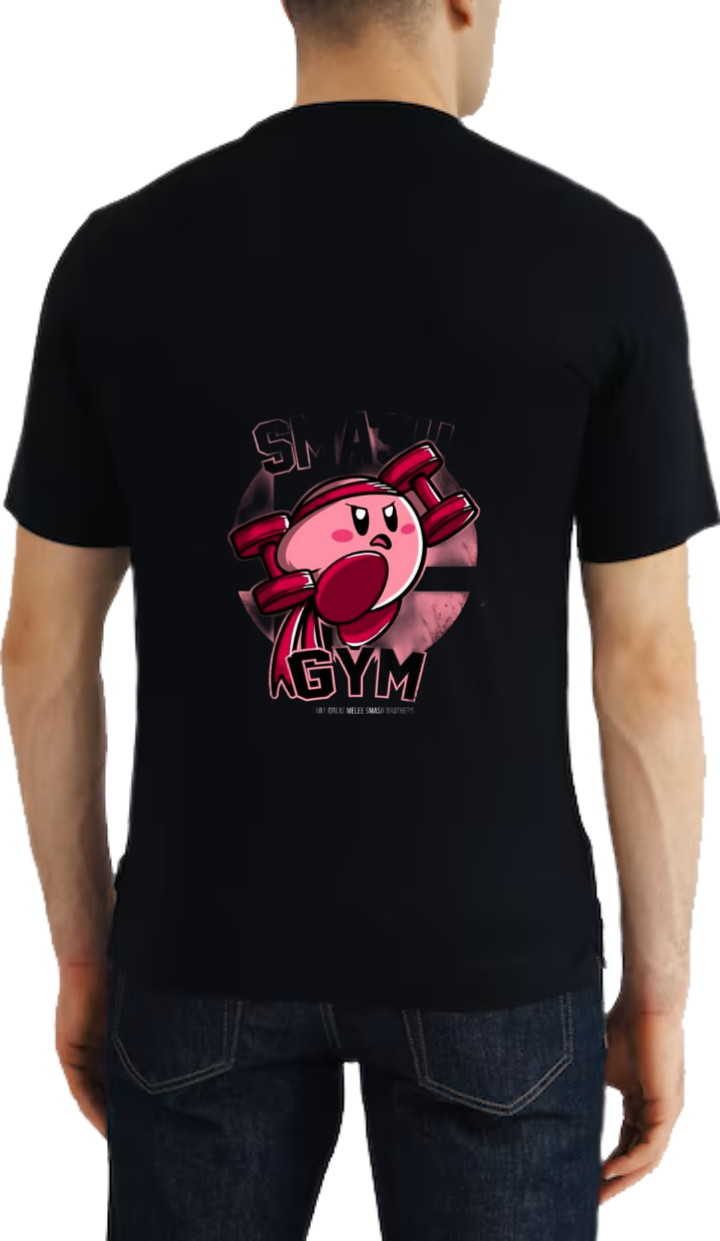 Smash Gym t- shirt One Size Black back 19