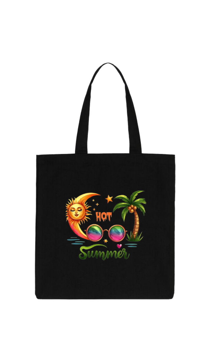 Summer Vibes tote bag Black 20