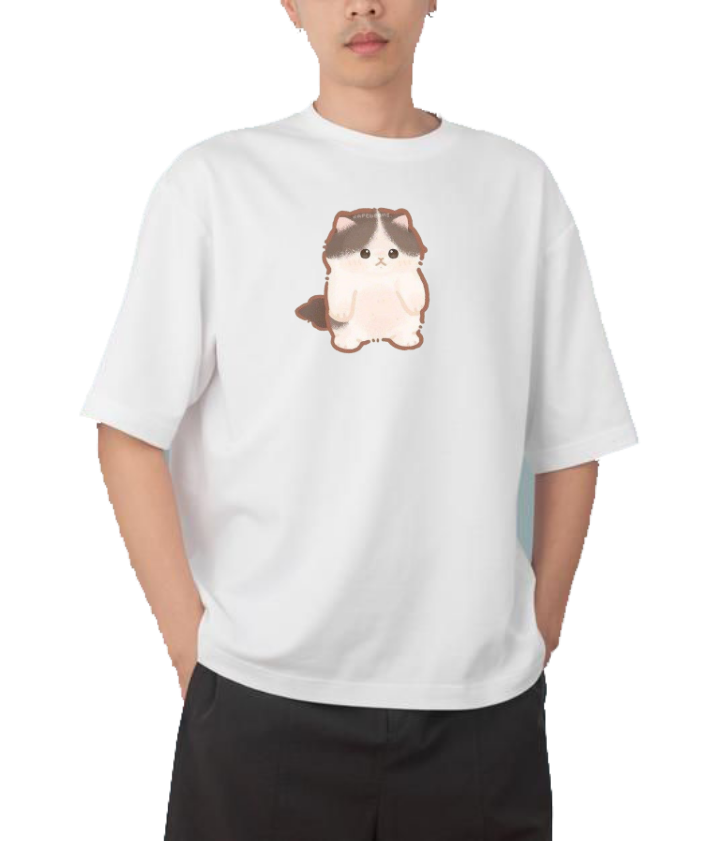 cat One Size t- shirt White 20