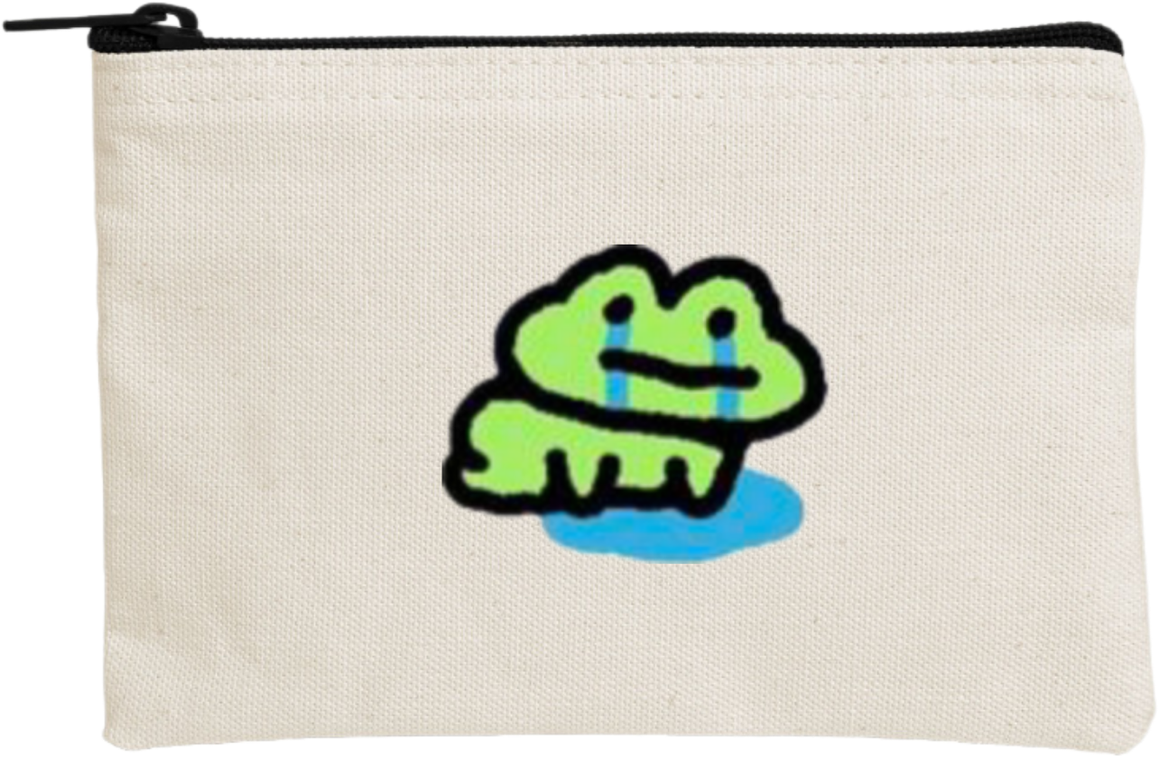 Frog wallet pencil case Beige 20
