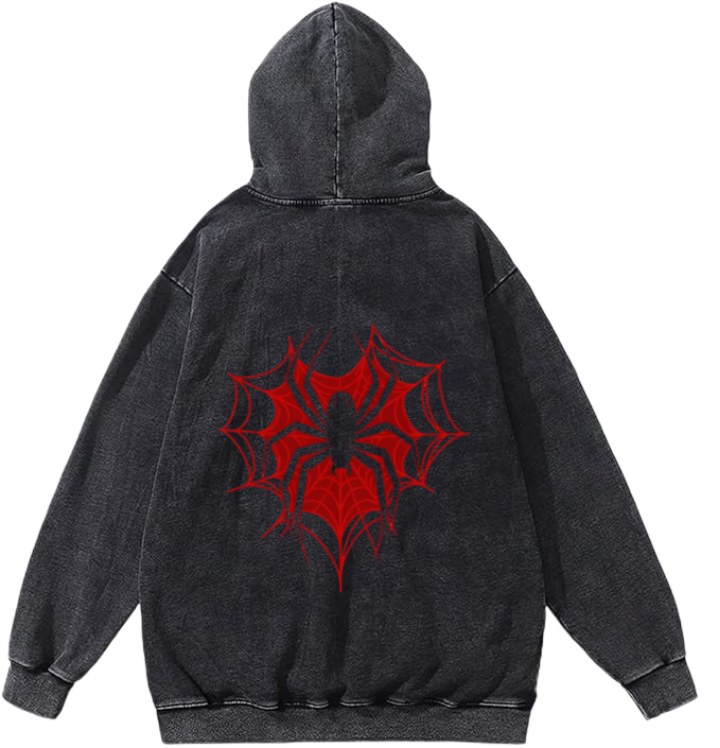 Spiderman One Size hoodie Washed Back 20