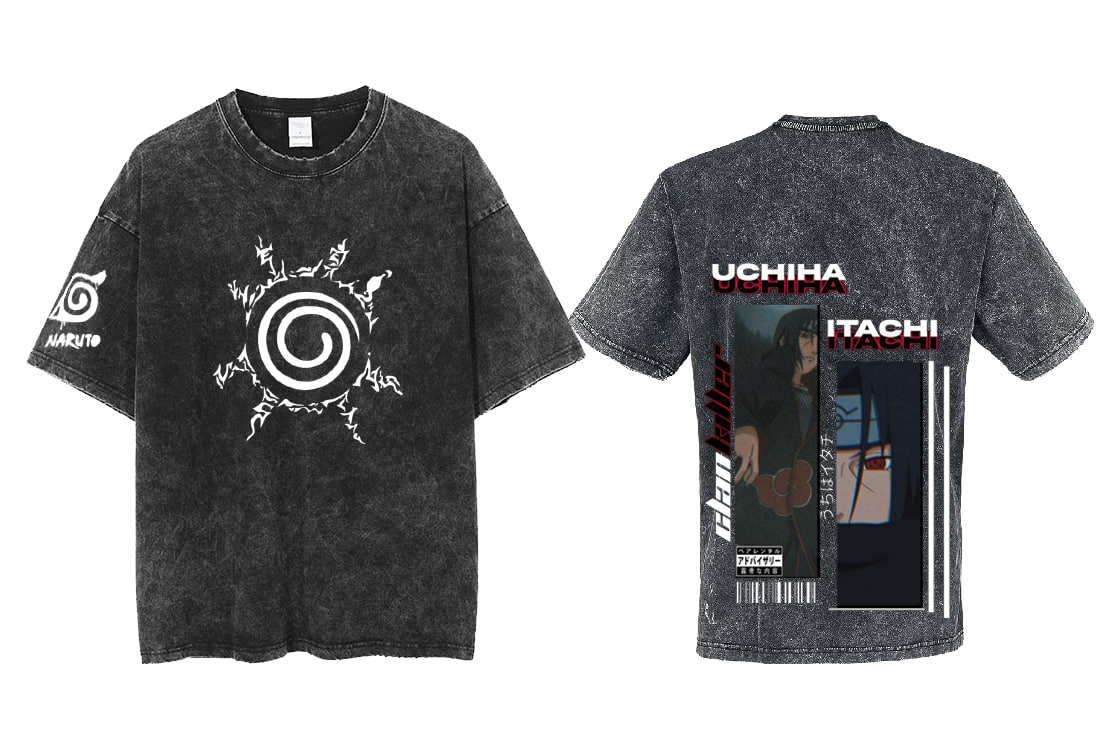 Naruto Shippuden t- shirt One Size Washed Back 20
