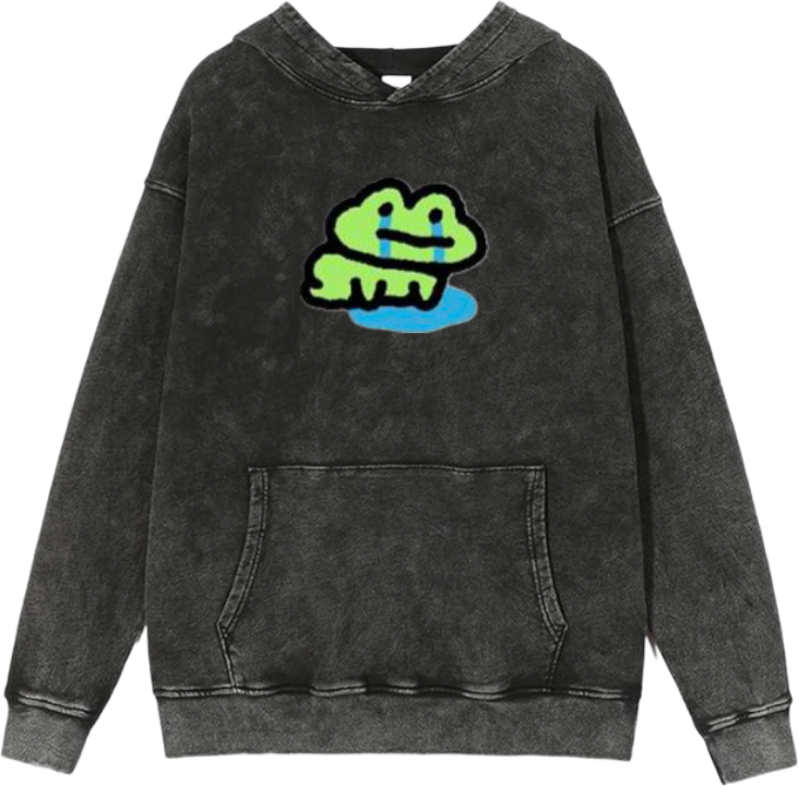 Frog Oversize Hoodie Washed 20