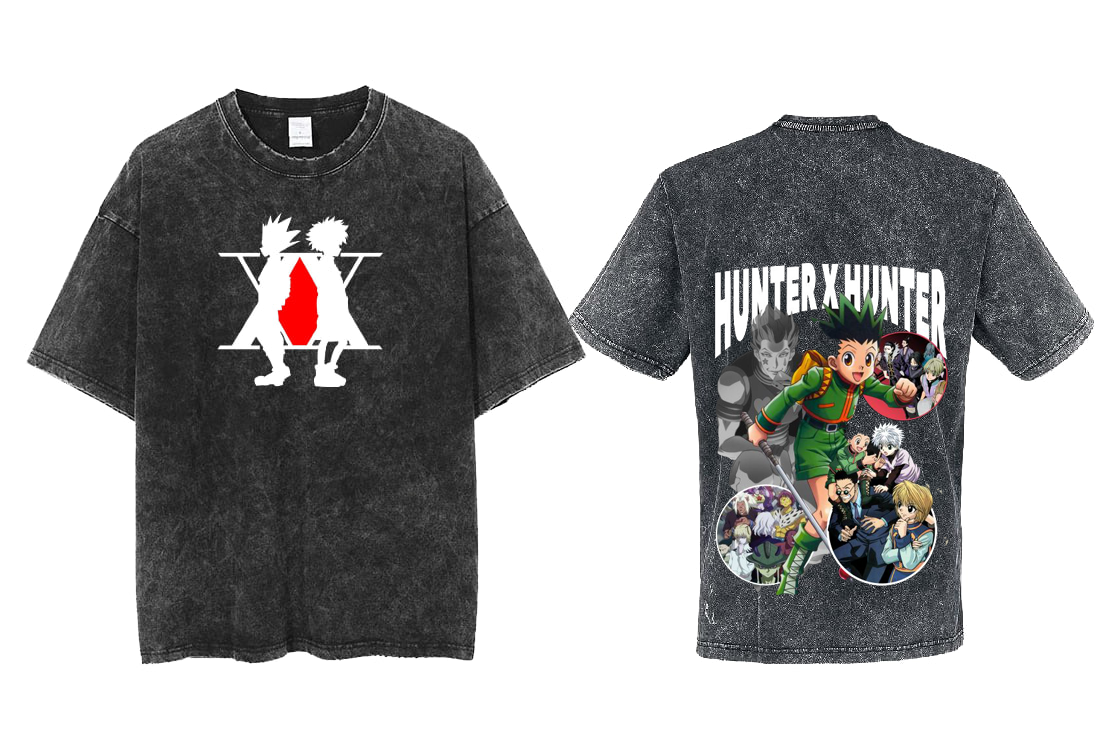 Hunter × Hunter t- shirt One Size Washed Back 20