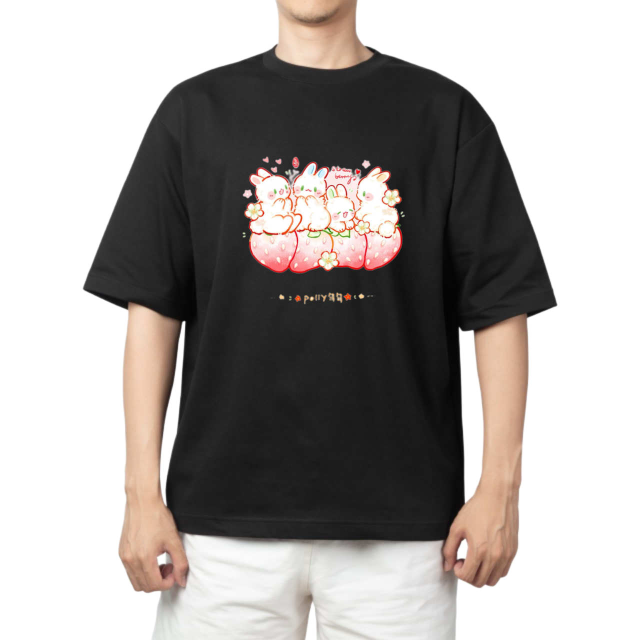 bunny One Size t- shirt Black 20