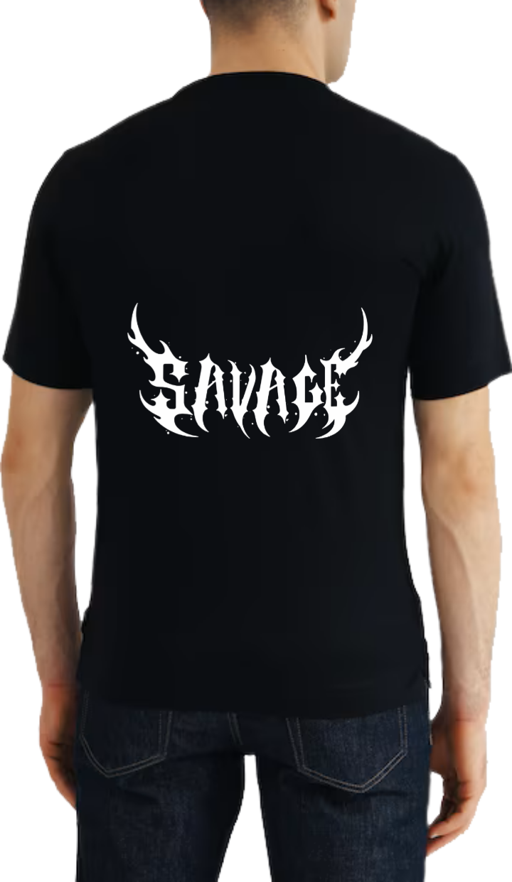 Goth t- shirt Black Back 20