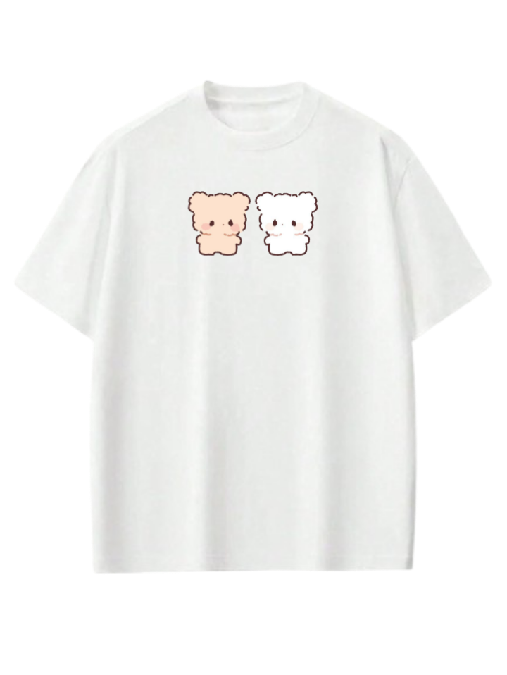 bear t- shirt White 20