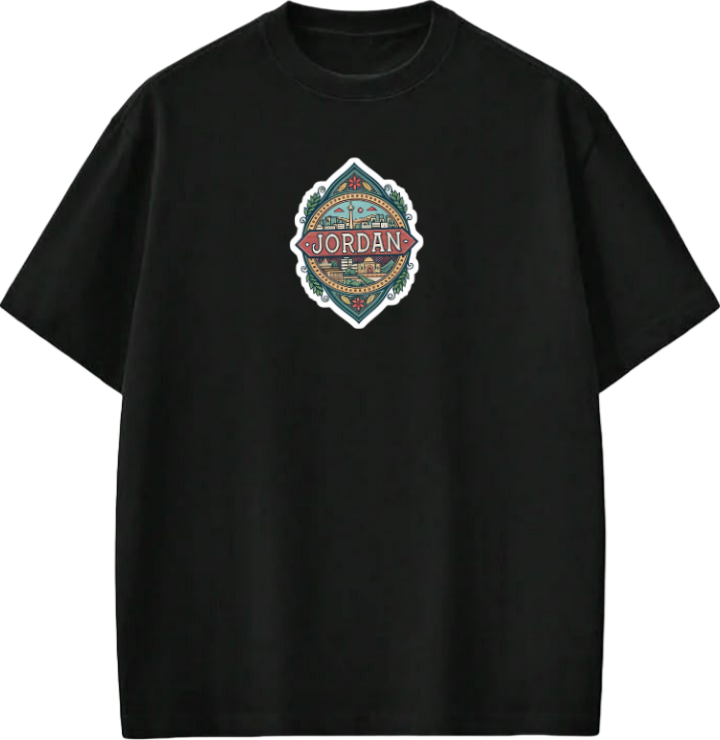 Jordan t- shirt Oversize Black 20