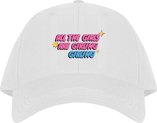Baseball cap White ALL THE GIRLS ARE GIRLING GIRLING 20