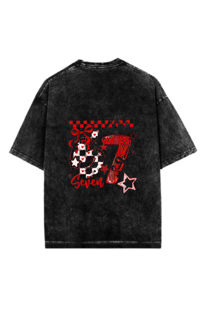 67 designs One Size t- shirt Washed Back 20