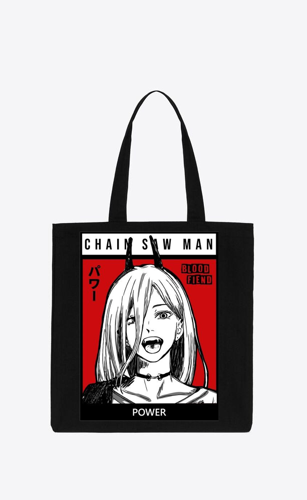 Chainsaw Man tote bag Black 20