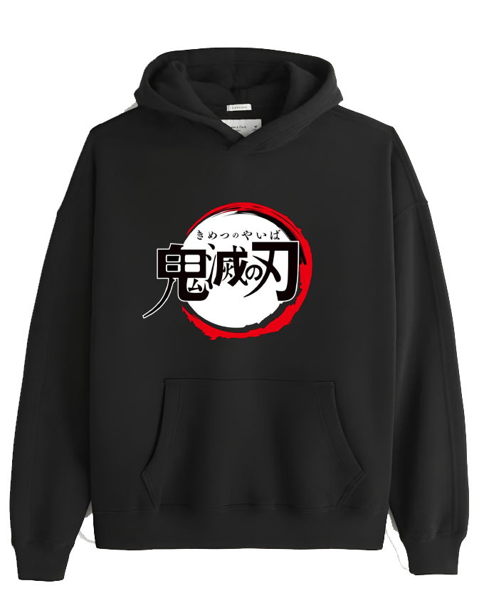 Anime Demon slayer nezuko tanjiro Oversize Hoodie Black 73