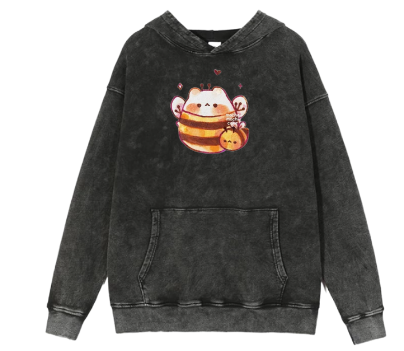 bunny Oversize Hoodie Washed 20