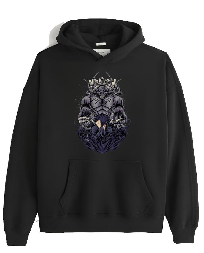 jujutsu kaisen GOJO Oversize Hoodie Black 20