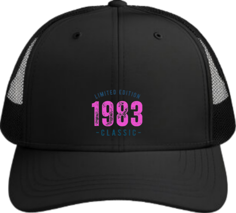 age Baseball cap Black 1983