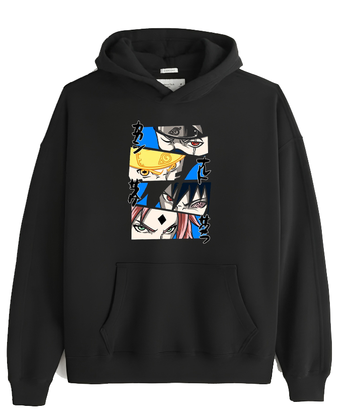 Naruto Shippuden One Size hoodie Black 21