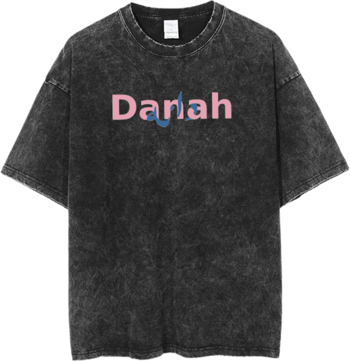 names t- shirt One Size Washed Danah 21