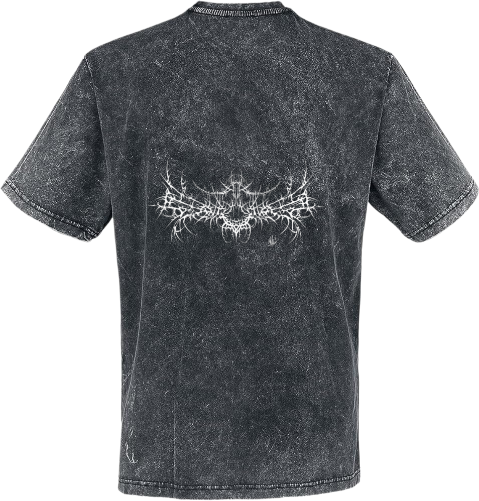 Goth t- shirt Washed Back 21