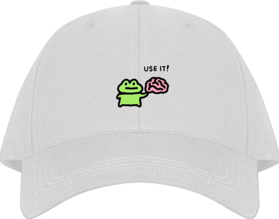 Frog Baseball cap White 21