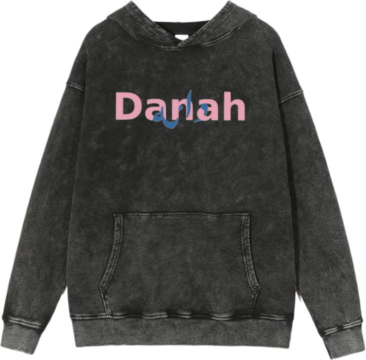 names One Size hoodie Washed Danah 21