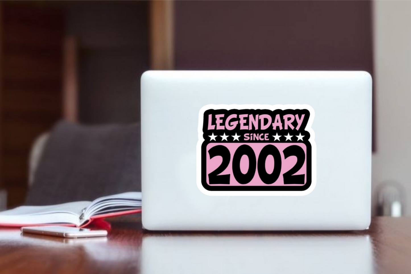 age Laptop Sticker 2002
